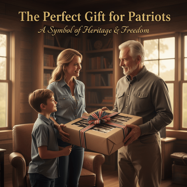 🦅Vintage American Flag & Gun Metal Wall Art