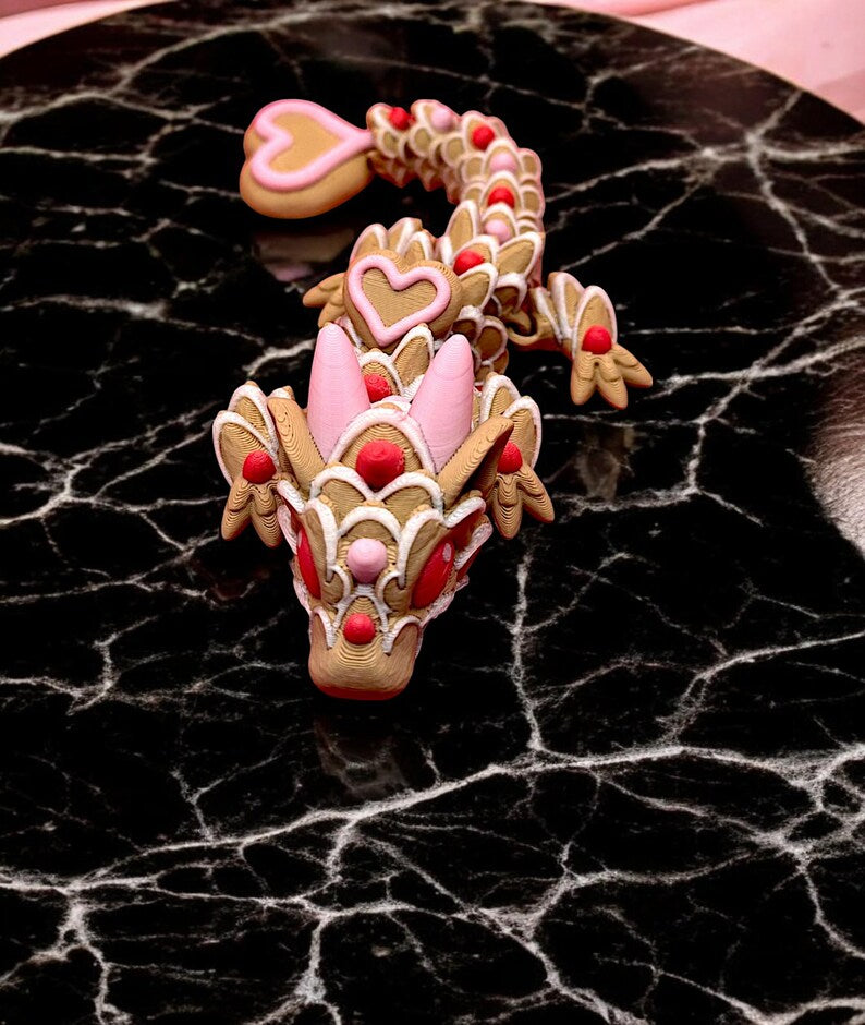 Sugar Cookie Dragon: 3D Printed Articulated Fidget Toy