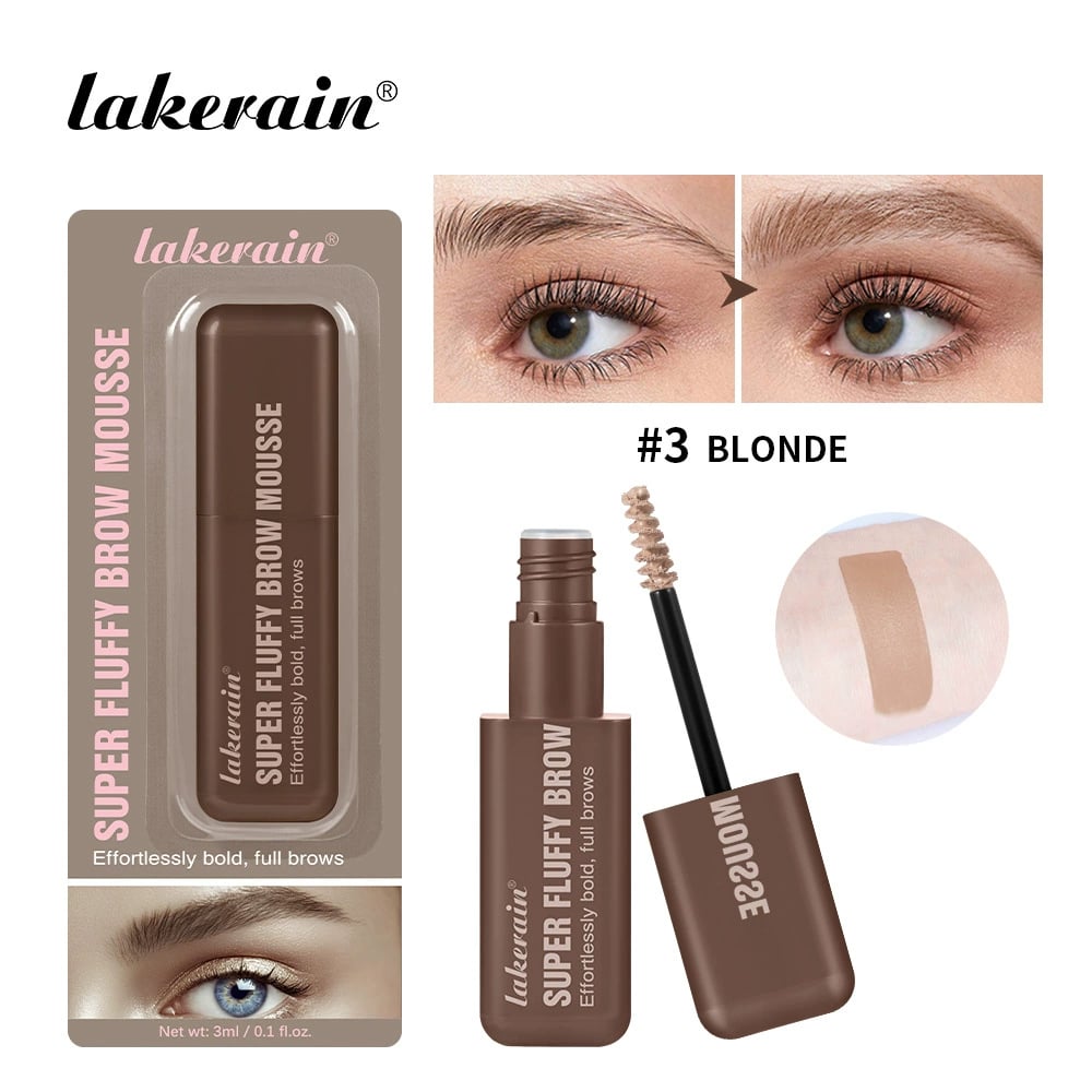 Eyebrow Volumizing Mousse, Buildable Soft & Full brows, All-day Wear, Flake Resistant