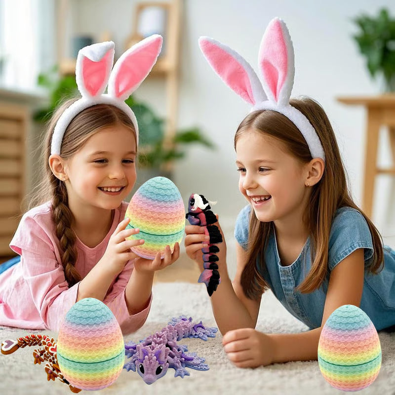 🔥Last Day 49% OFF -6 Brightly Colored Dragon Eggs with Mystery Dragon