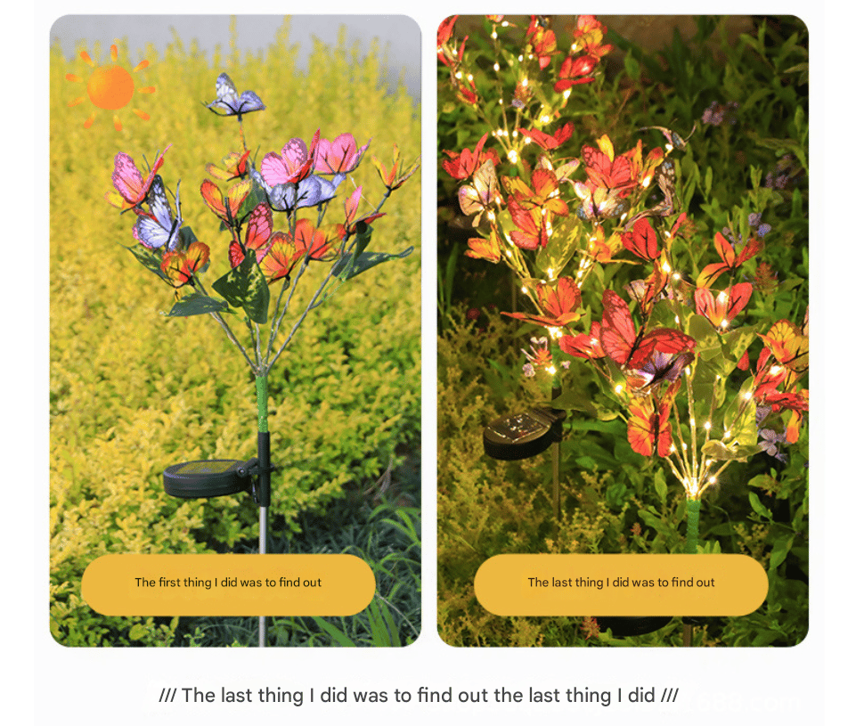 🦋Solar Outdoor Butterfly Lights💐 - BUY 4 SAVE $10 & FREE SHIPPING!!