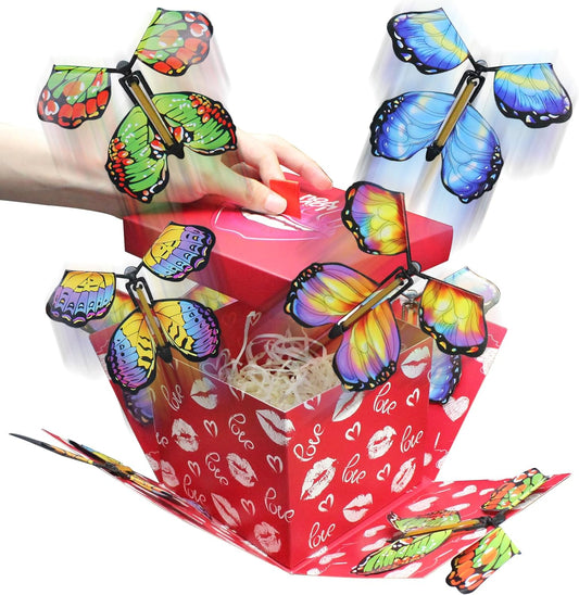 🎁💐Romantic Butterfly Pop-Up Reveal Box