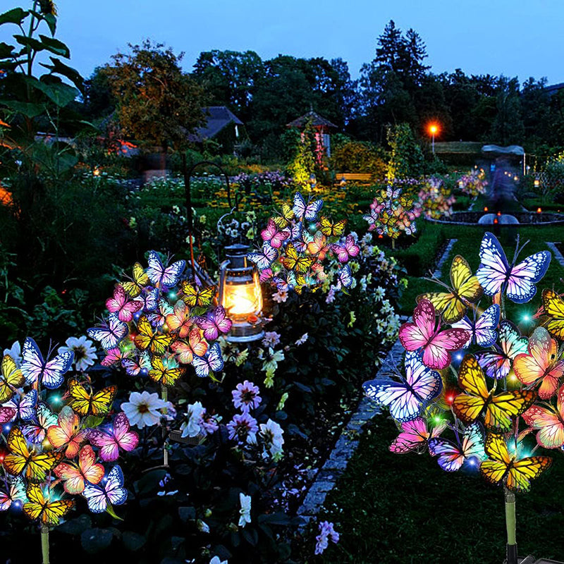 4-Solar Butterfly Tree Decorative Light