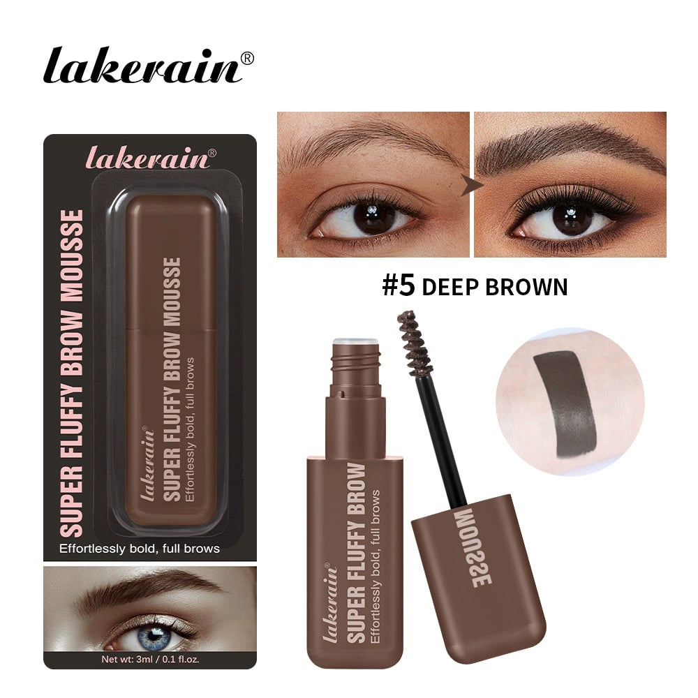 Eyebrow Volumizing Mousse, Buildable Soft & Full brows, All-day Wear, Flake Resistant