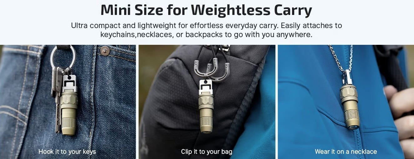 💡iUltra OAL Keychain Flashlight