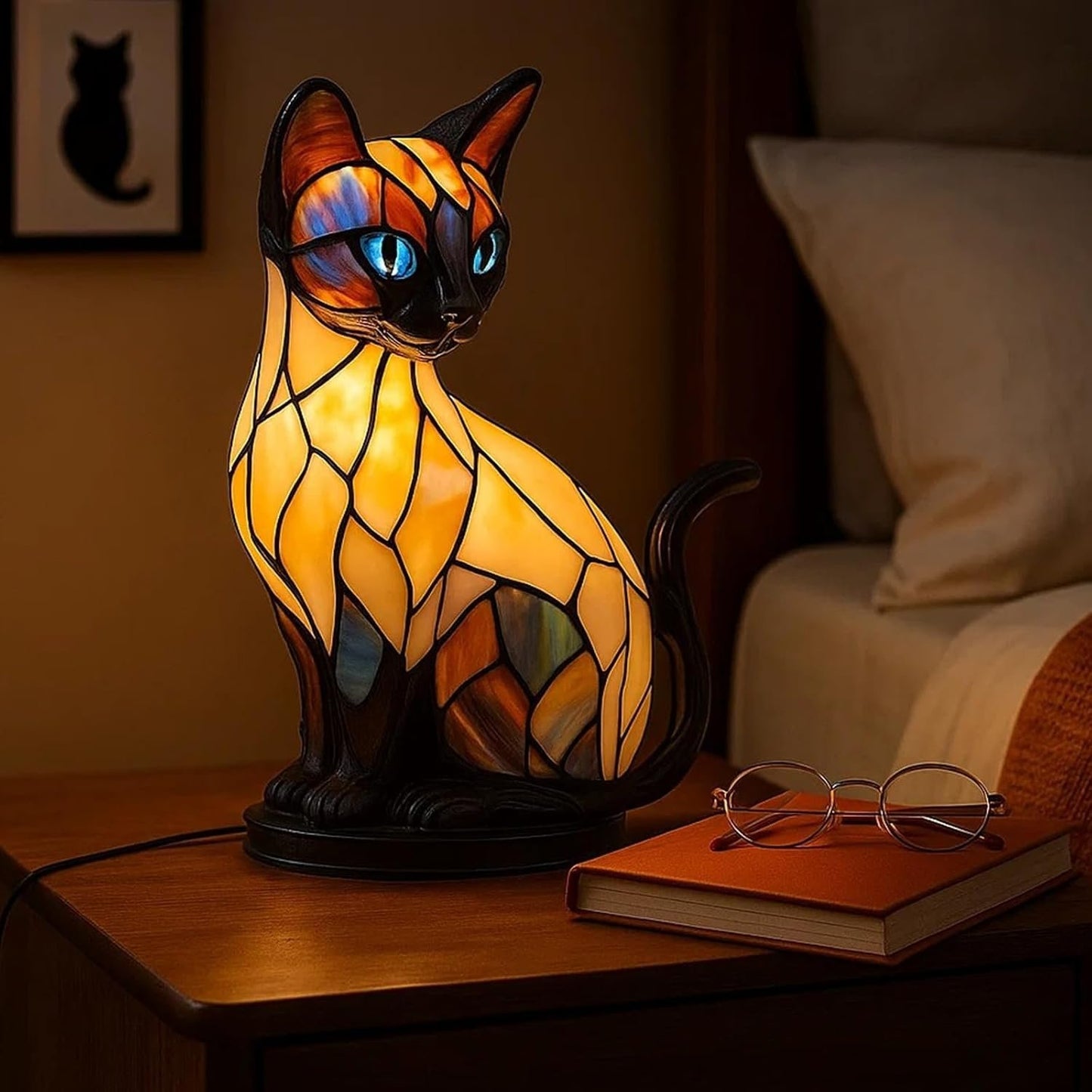🐱Retro 3D Cute Cat LED Table Lamps