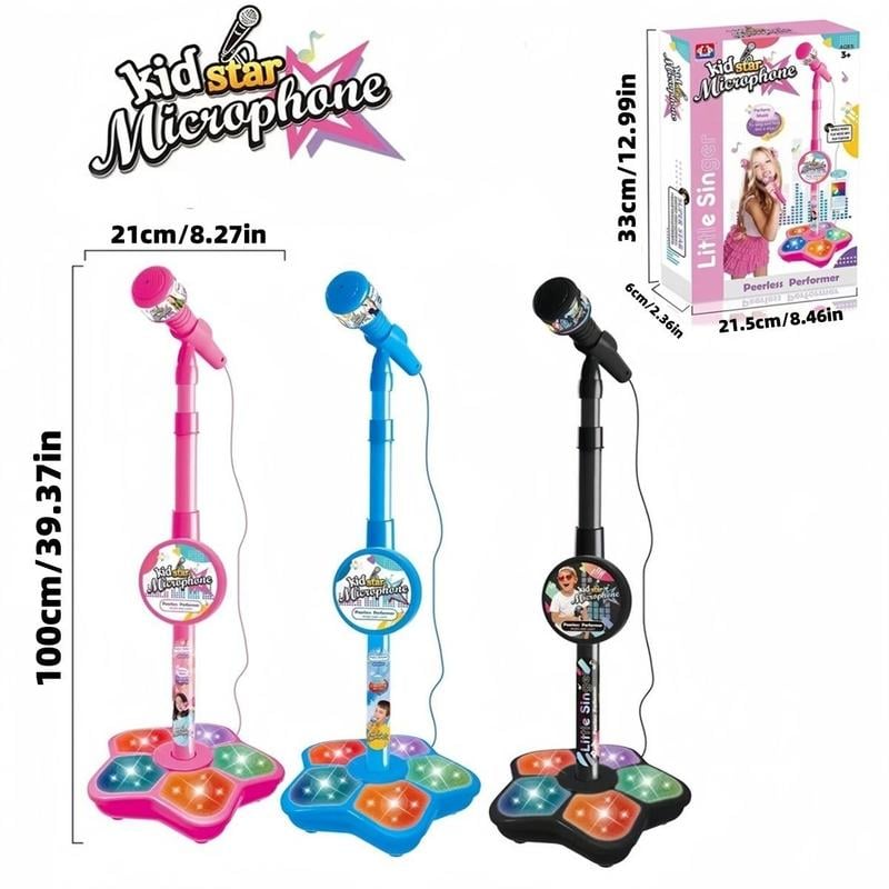 🔥Microphone Toy, Karaoke Machine Toy with Light