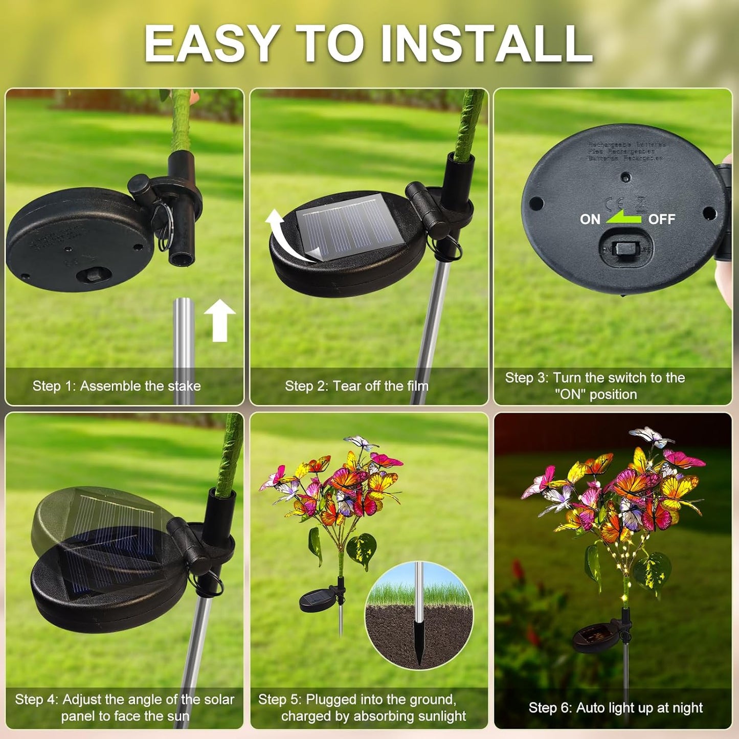 🦋Solar Outdoor Butterfly Lights💐 - BUY 4 SAVE $10 & FREE SHIPPING!!