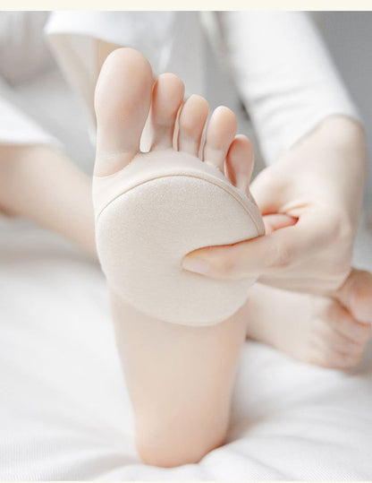 👠🧦 Five-Toe Forefoot Pads for Women – Shock-Absorbing Half Insoles (8pcs) 💖