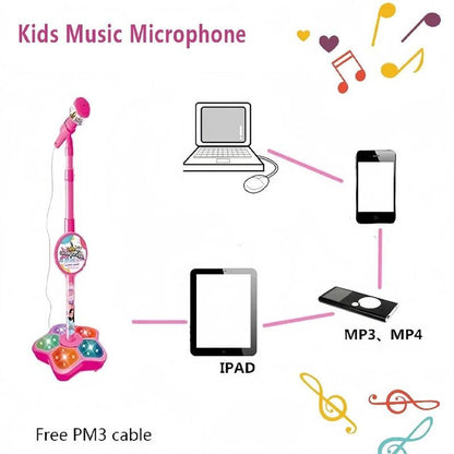 🔥Microphone Toy, Karaoke Machine Toy with Light