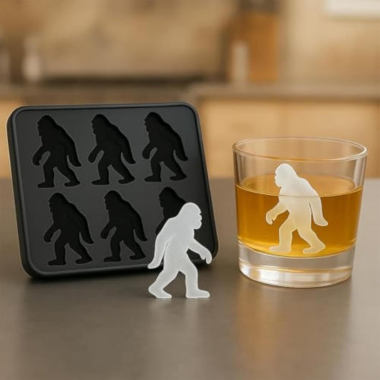 Bigfoot Ice Mold, Sasquatch Shape Silicone Ice Cube Molds🧊