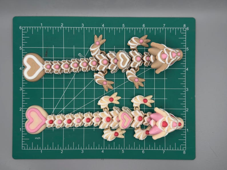 Sugar Cookie Dragon: 3D Printed Articulated Fidget Toy